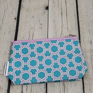 Clinique Jonathan Adler Blue Abstract Makeup Bag